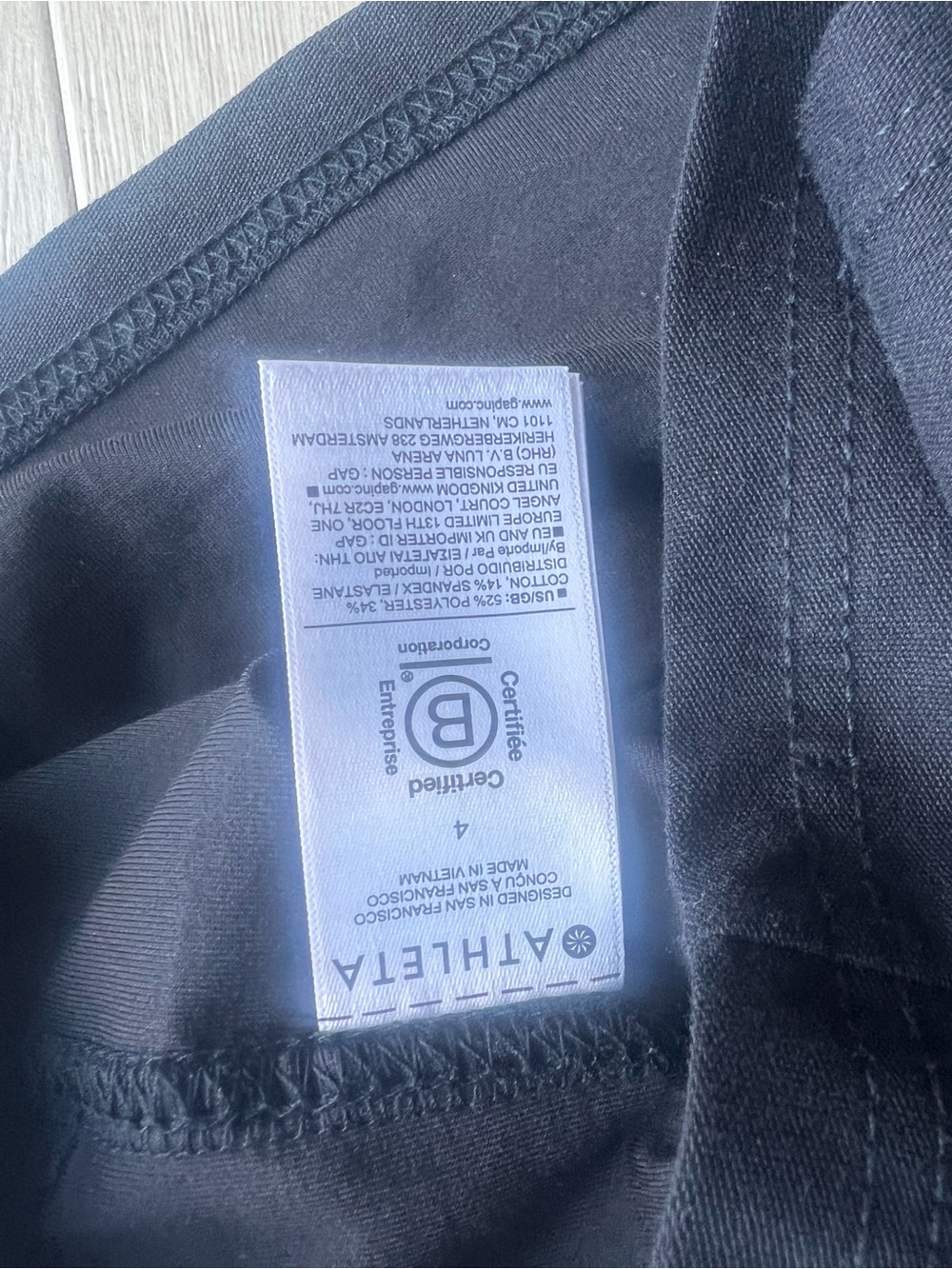 Athleta Black High-Waist Tailored Shorts - Picture 4 of 5